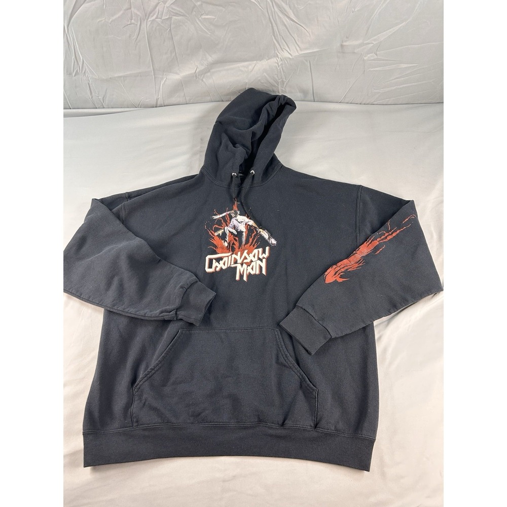 Chainsaw Man Anime Graphic Hoodie Sweatshirt Black XL Crunchyroll